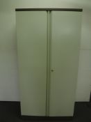 An office double door stationary cabinet
