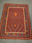 A Turkish kilim rug,