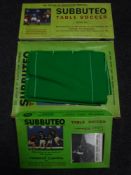 Three boxed vintage Subbuteo table soccer sets
