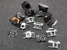Cameras to include; Exakta RTL1000, Exakta VX 1000, Varex IIa, Zorki 4, Zenit TTL etc.