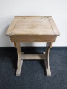 A mid 20th century school desk