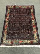 A Persian Senneh rug,