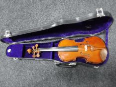 A Stentor child's size violin in case