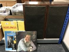 A box of LP records - easy listening etc,