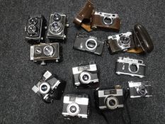 Cameras to include; Lomo 135BC, Zeiss Ikoflex, Rolleicord, Edixa 2MTL, Zeiss Ikon S 310,