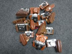 Cameras to include USSR Zorki-6, FED-3 (X2), Mamiya etc.