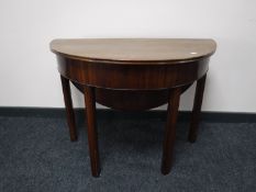 A Victorian mahogany flap sided,