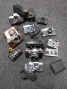 Cameras to include; Canon Demi, Olympus Pen EE, Zenith Lomo LC-A, Praktica LB, Fujica ST605 etc.