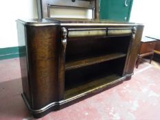 A set of continental beech bookshelves,