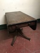 A Regency mahogany Pembroke table