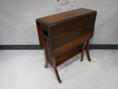 An antique mahogany Sutherland table
