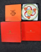 Three Bradford Exchange Clarice Cliff inspired plates