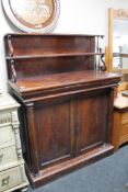 A Victorian mahogany chiffonier