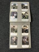 An album containing early twentieth century poetry postcards