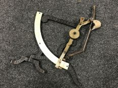 A set of vintage weighing scales