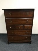 A Stag Minstrel seven drawer chest
