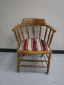 A captain's armchair