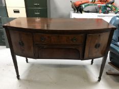 A mahogany Sheraton style sideboard