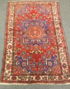 A Persian Borujerd rug 196 cm x 125 cm