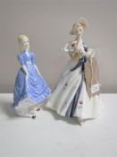 Two Royal Worcester figures,