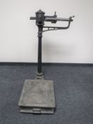 A set of vintage Avery weighing scales