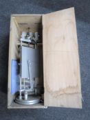 A cased unconfined compression apparatus with instructions