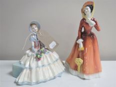 Two Royal Doulton figures,
