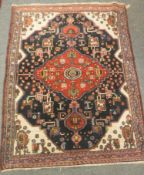 A Persian Tabriz rug 160 cm x 121 cm