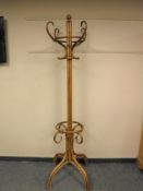 An early 20th century Bentwood hat and coat stand