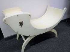 A late 20th century telephone table