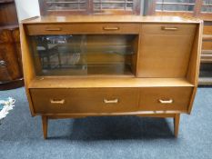 A mid twentieth century teak G plan sideboard, height 95 cm, length 122 cm,