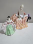 Two Royal Doulton figures,