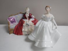 Two Royal Doulton figures,