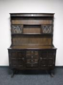 An oak Welsh dresser