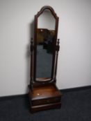 A contemporary cheval mirror