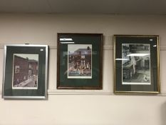 After Tom Dodson : Cricket Match, reproduction in colours, 22cm x 31cm,