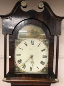 A George III oak longcase clock, signed Yeates, Penrith,