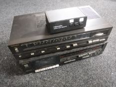 Two Technics hifi separates,