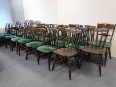 Twenty six assorted bar chairs