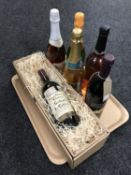 A bottle of Chateau Guillemin 1984 wine,