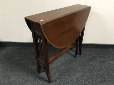 A Victorian inlaid mahogany Sutherland table