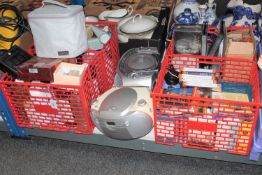 A crate of perfumes and toiletries,