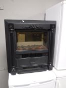 A contemporary electric fire