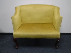 An early 20th century window settee