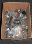 A box of approximately forty assorted modern wristwatches
