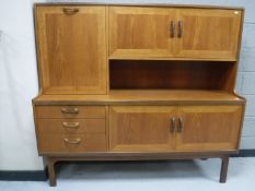 A teak sideboard