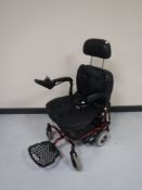 An electric mobility chair with charger