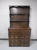 An oak welsh dresser