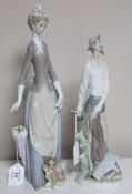 Two Lladro figures;