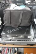 An Ion USB turntable with CD recorder,